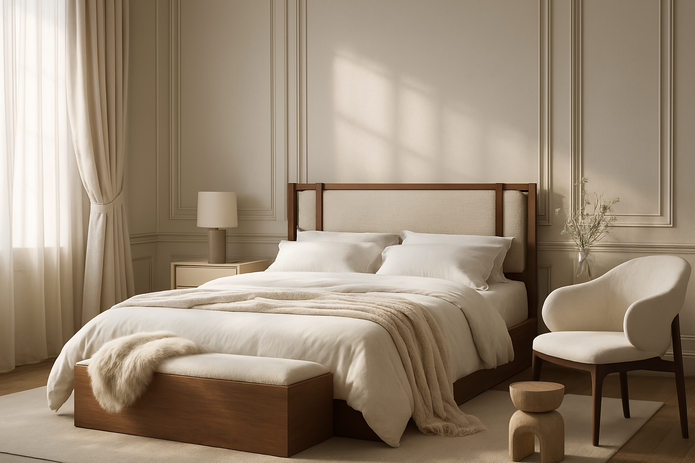 Premium Fabric Texture – Kazamir Bed”