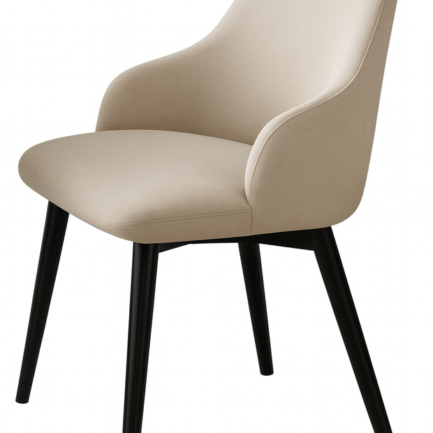 Posh Dining Chair in Beige