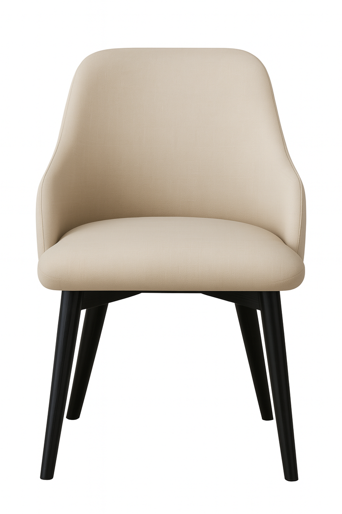 Posh Dining Chair - Beige | Modern Upholstered Comfort