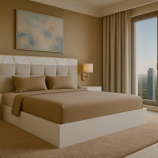 Luxe Upholstered King Bed 