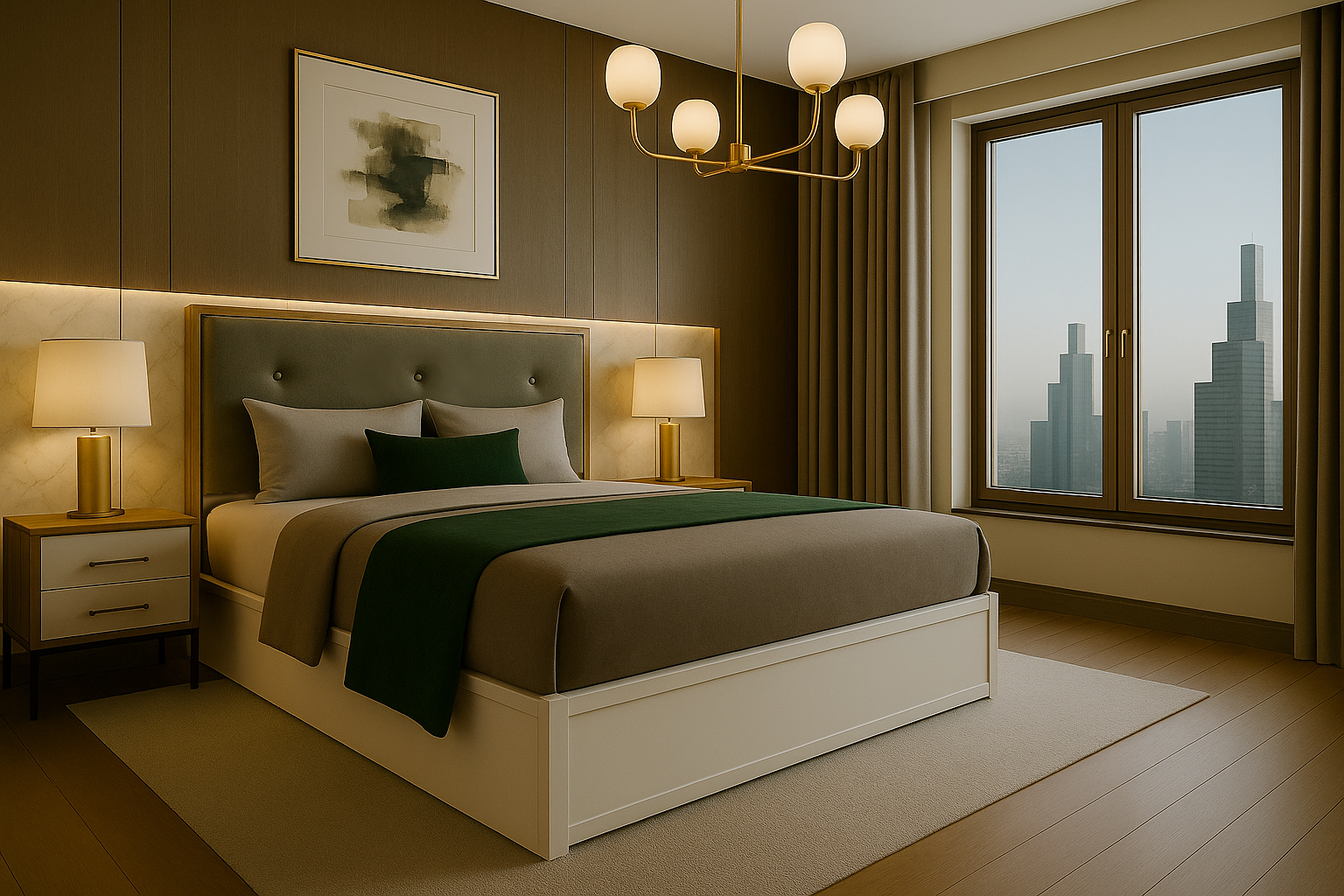 Premium Fabric Finish – Noir King Size Bed