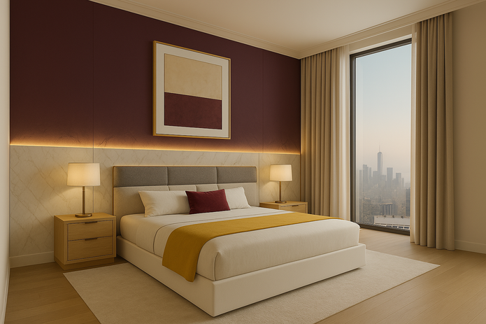 Premium Fabric Finish – Lyra Bed