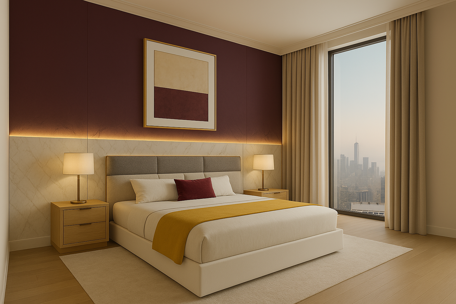 Premium Fabric Finish – Lyra Bed