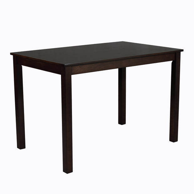 Thetis 4-Seater Wooden Dining Table Set with Solid Wood Chairs