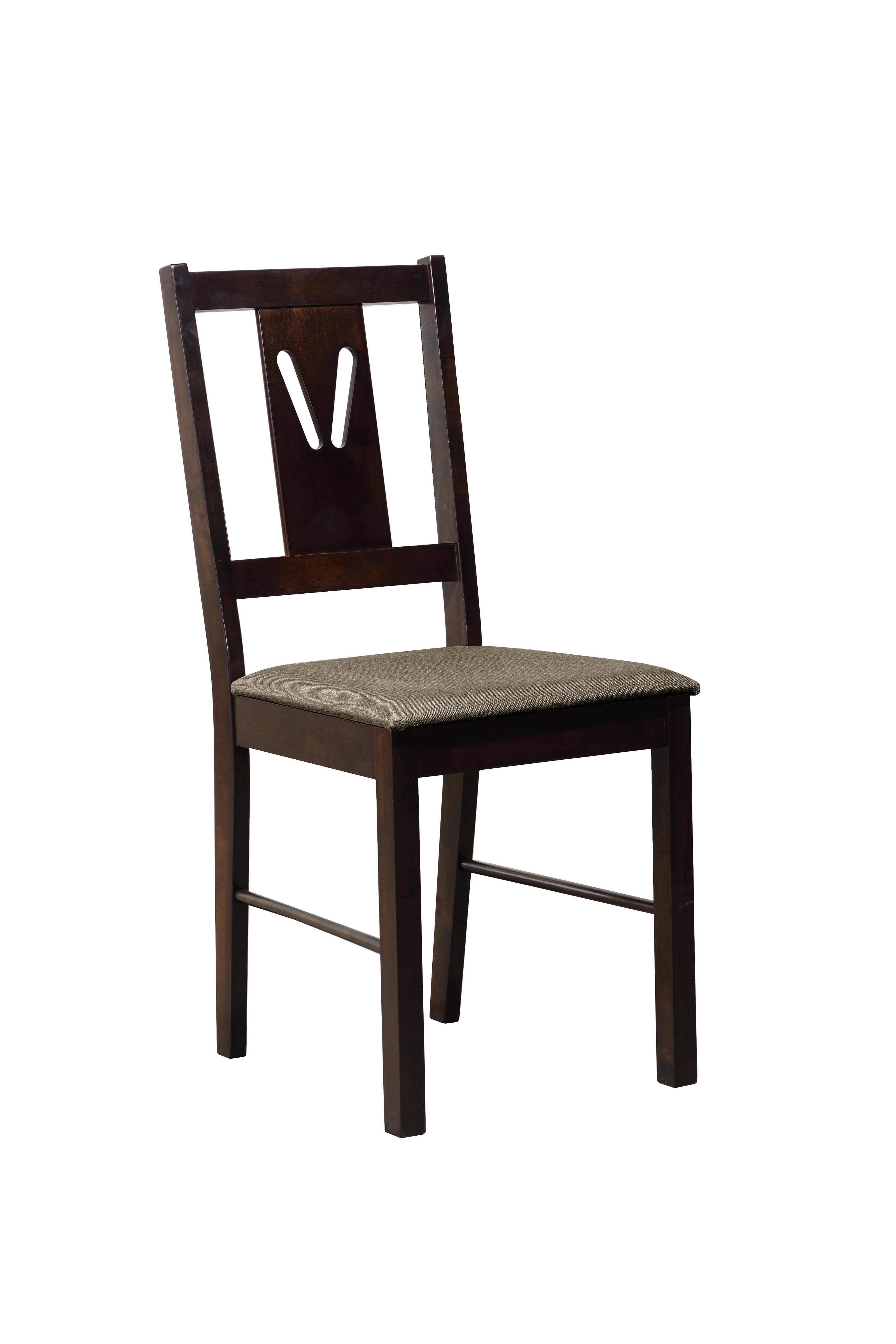 Thetis 4-Seater Wooden Dining Table Set with Solid Wood Chairs