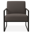 Rue Armchair - Grey | Modern Lounge Chair with Sculpted Comfort