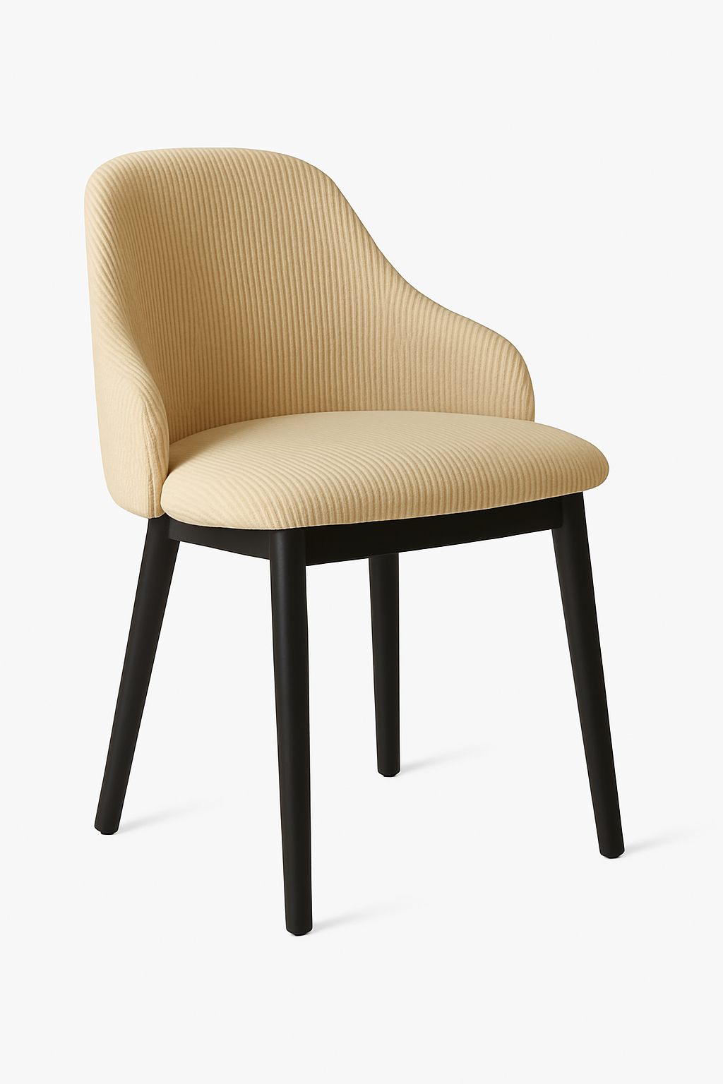 Posh Dining Chair - Beige | Modern Upholstered Comfort