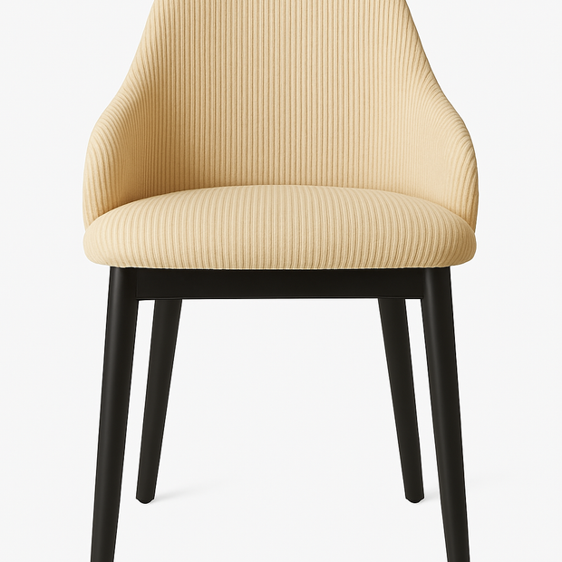 Posh Dining Chair - Beige | Modern Upholstered Comfort