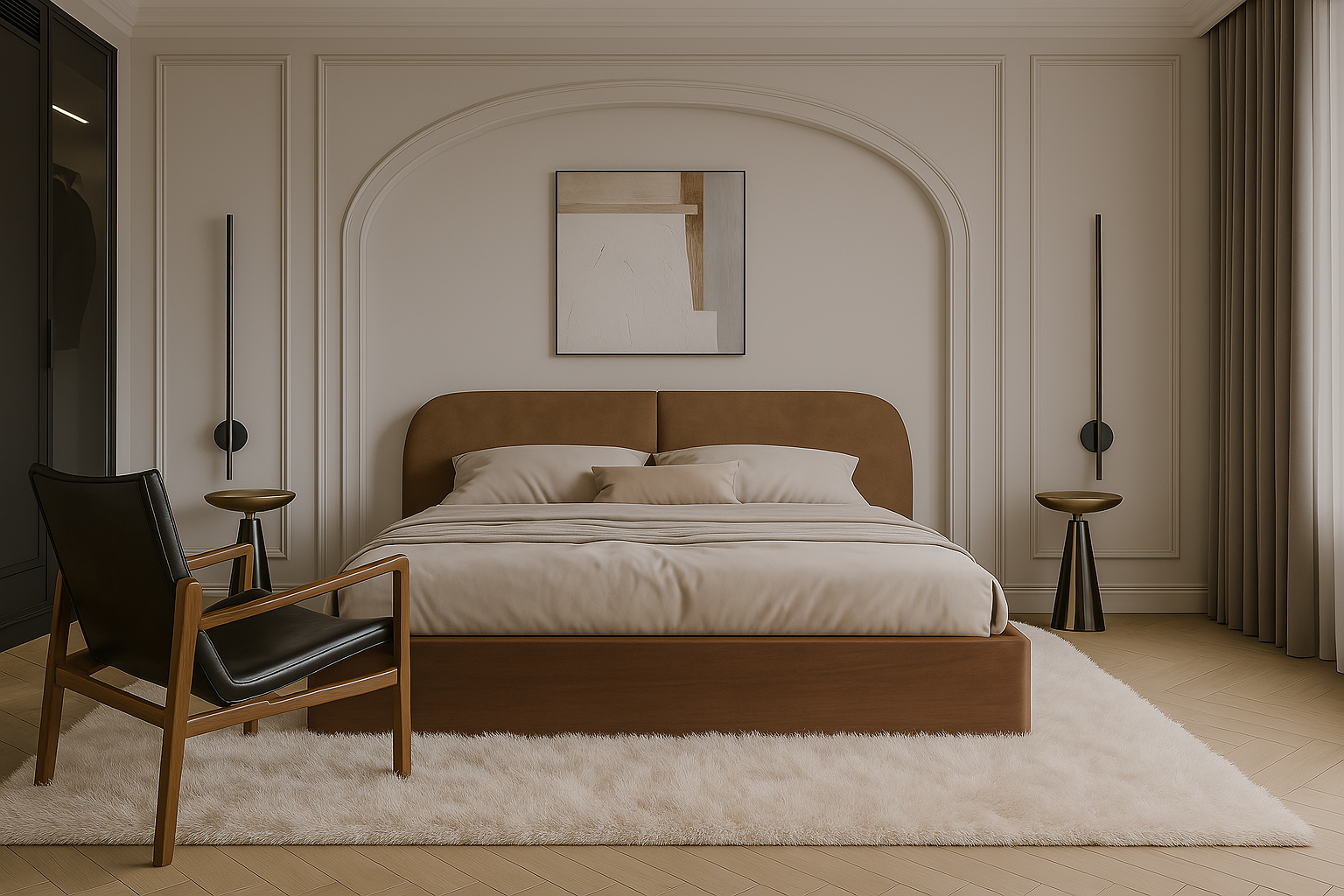 Premium Fabric Texture – Mirabel Bed