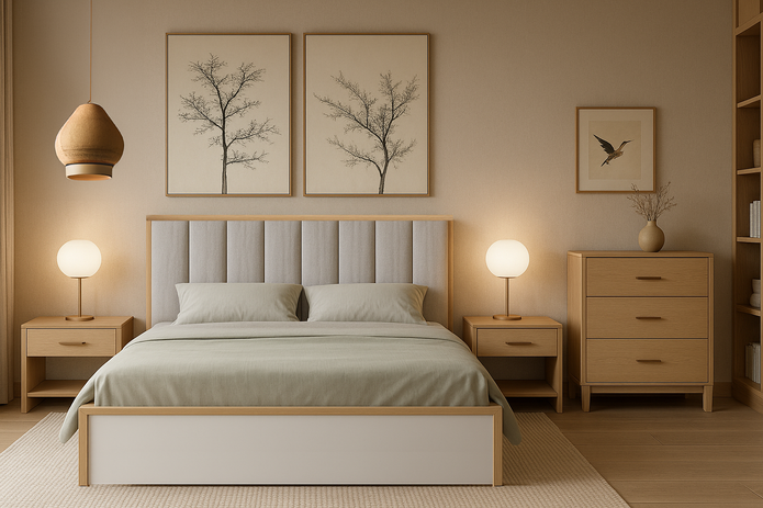 Premium Fabric Texture – Aria Bed