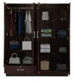 Housen 4-Door Wardrobe with Shelves (Engineered Wood)