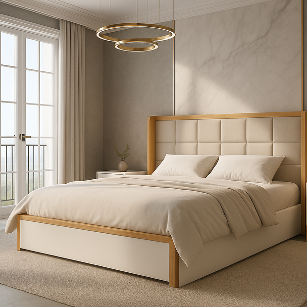 Premium Fabric Finish – Petra Bed