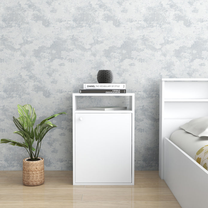 Emi Bedside Table – Wooden Nightstand with Drawer Storage