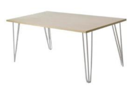 Aureate Dining Table - Light Oak Finish