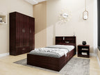 Takeo single bed with wardrobe and bedside table bedroom set