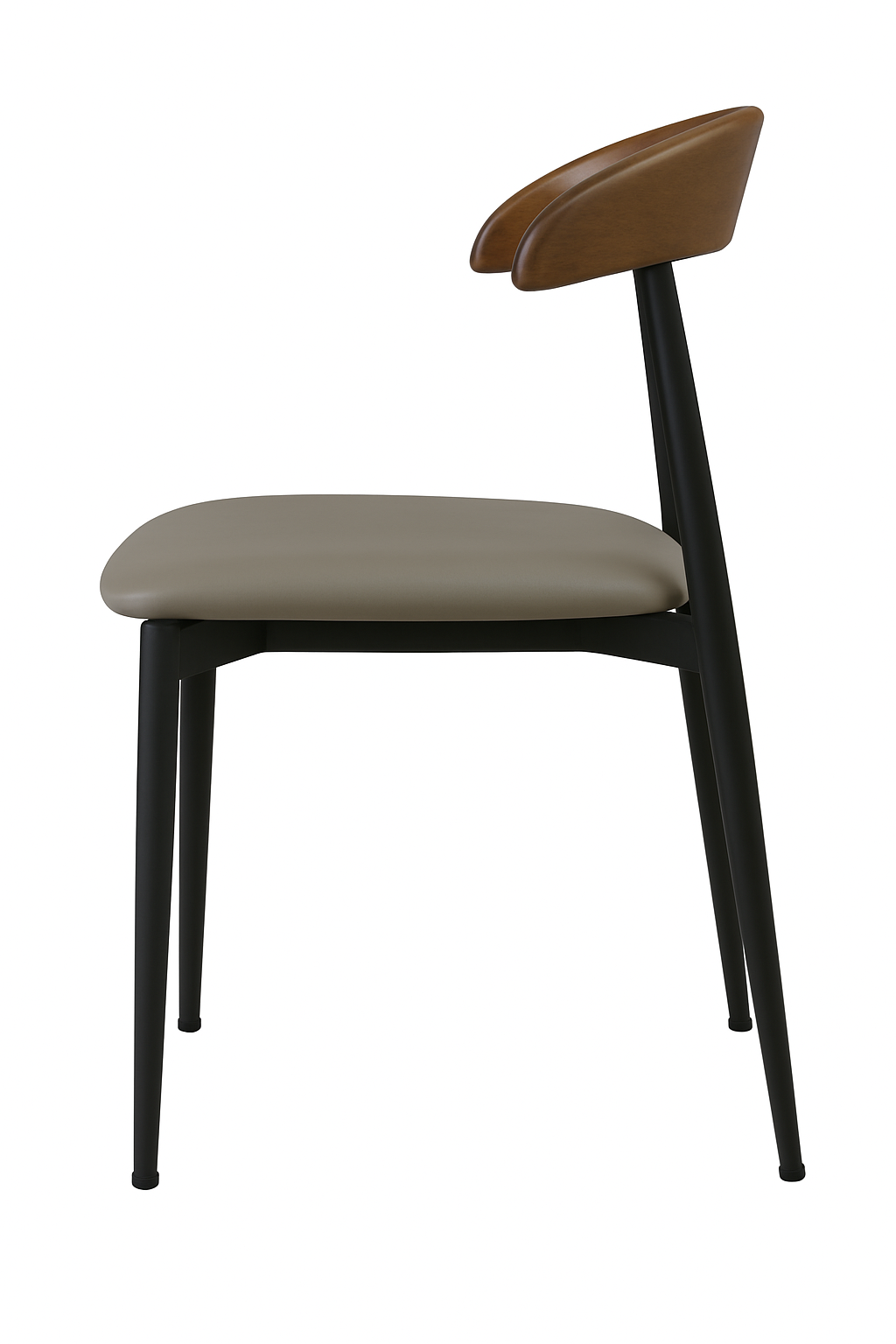 Breva Grey Dining Chair - Modern Upholstered Comfort