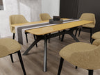 Echo Dining Table - Light Oak | Minimalist Wood Dining Table