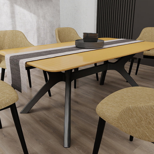 Echo Dining Table - Light Oak | Minimalist Wood Dining Table