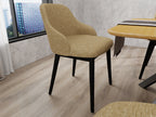 Posh Dining Chair - Beige | Modern Upholstered Comfort
