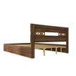 Clio Queen Bed in Walnut Colour