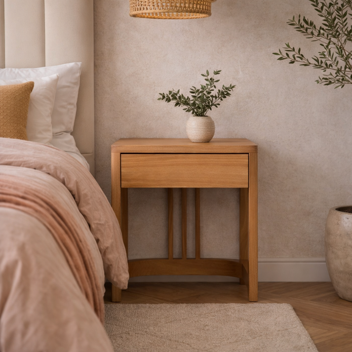 Vela Bedside Table | METROVA Collection