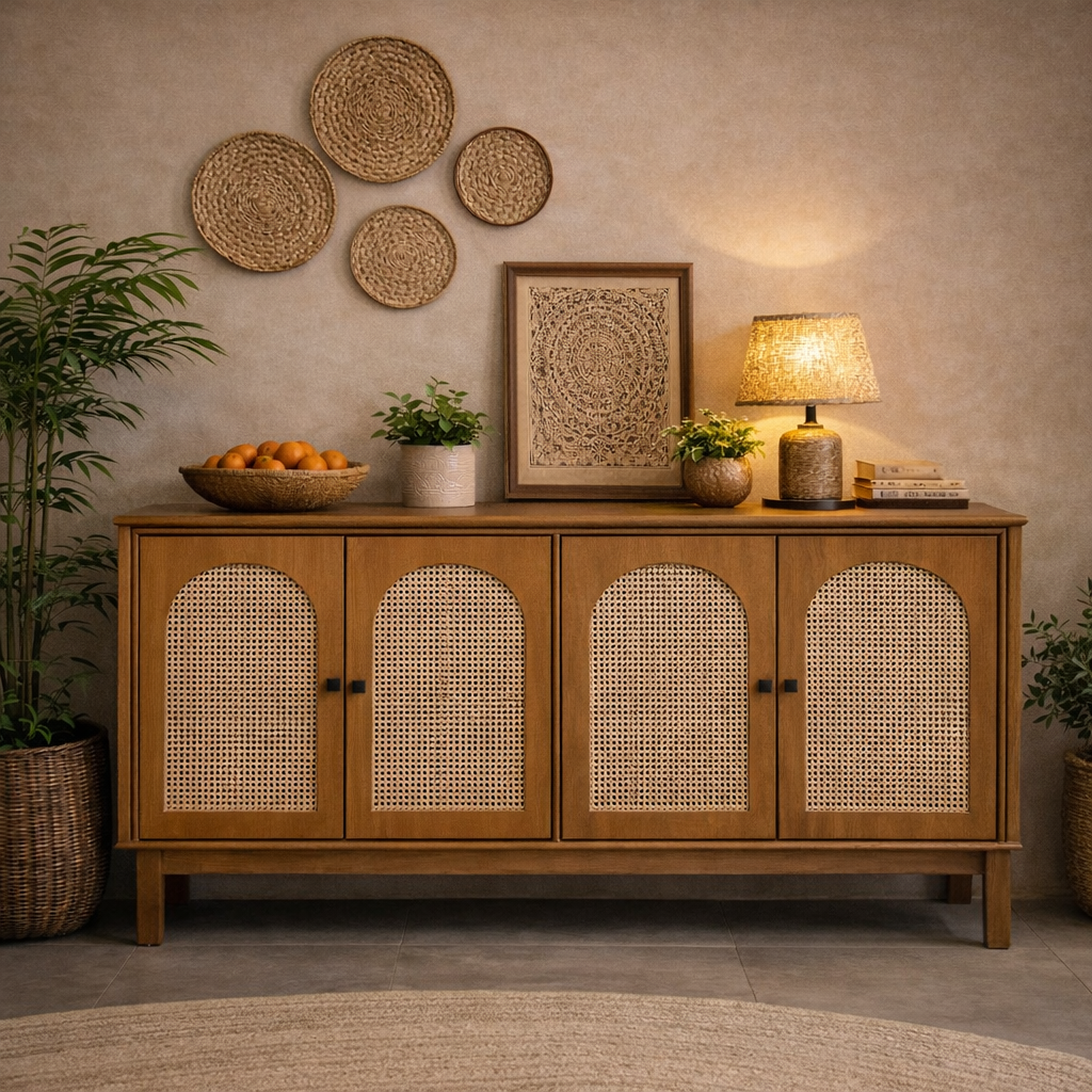 Zanea Sideboard/Cabinet |CRAFTED MITTI Collection