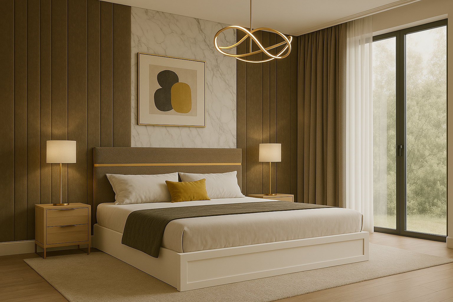 Premium Fabric Finish – Zuri Bed