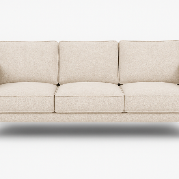 Brume 3-seater sofa in Beige — front view