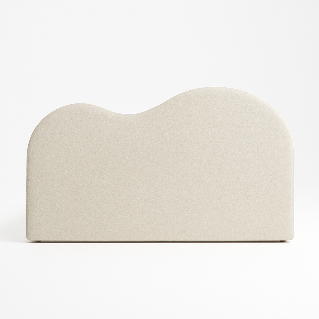 Reverie Frame Upholstered Bed (Beige) - King & Queen
