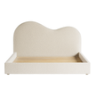 Reverie Frame Upholstered Bed (Beige) - King & Queen