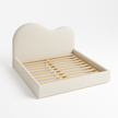 Reverie Frame Upholstered Bed (Beige) - King & Queen