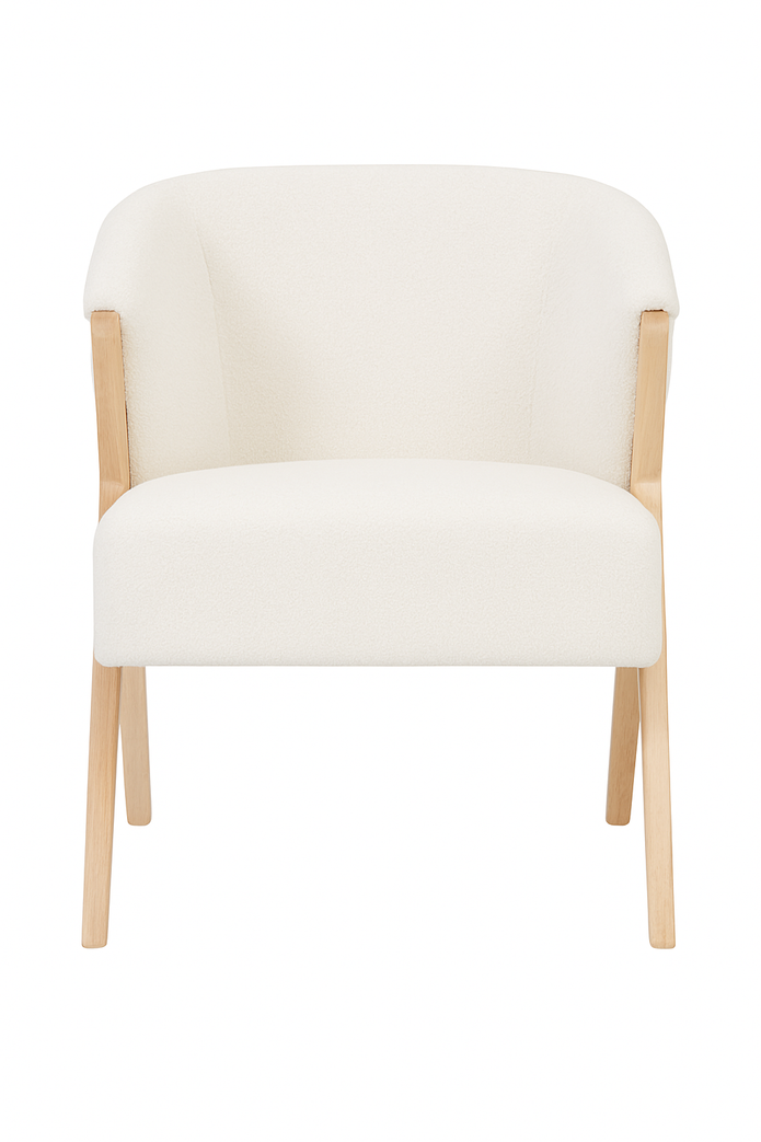 Whispering Cloud — 9-Piece Premium Home Furniture Combo (Cream & Walnut)