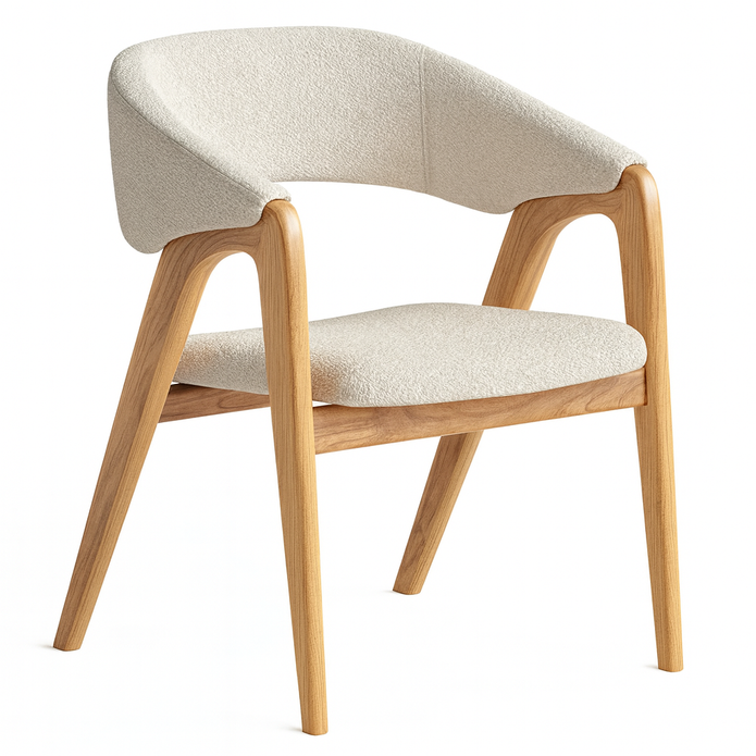 Sable Curve Dining Chair (Beige)