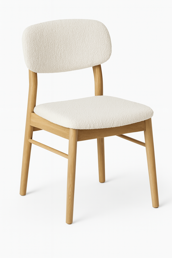 LoomRest Dining Chair - Upholstery (Beige & Grey)