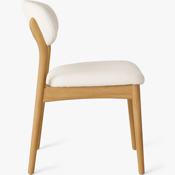 LoomRest Dining Chair - Upholstery (Beige & Grey)