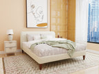 Crafted Poise living package — cream sofa, lounge chair, coffee table and sideboard