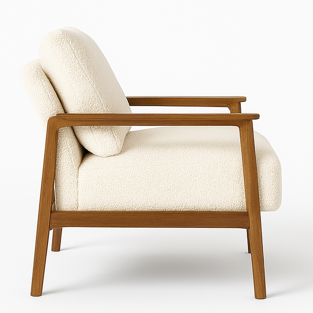 Oakstrand Armchair - Beige Modern Lounge Chair