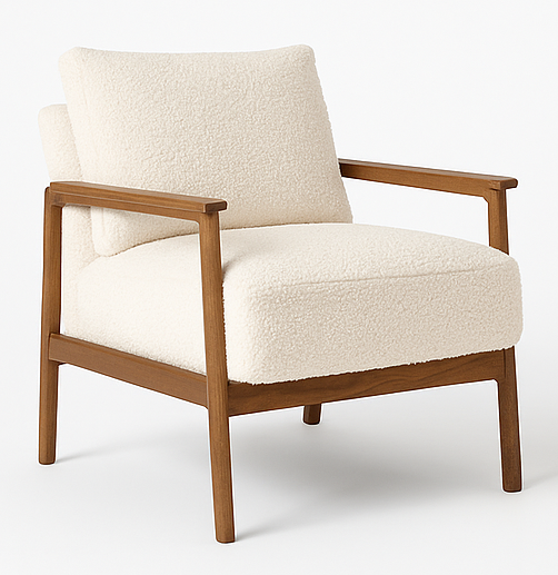 Oakstrand Armchair - Beige Modern Lounge Chair