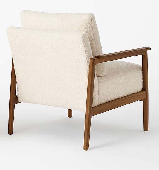 Oakstrand Armchair - Beige Modern Lounge Chair