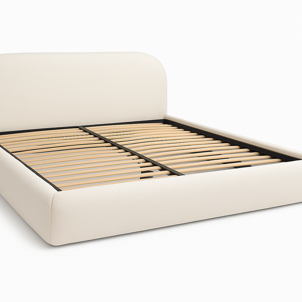 Angled view — Marais Off-White King bed