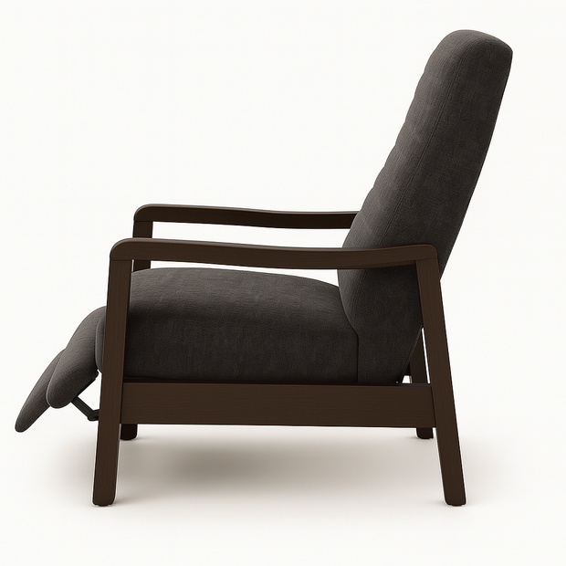 كرسي استرخاء من القماش الحديث من كوف - رمادي