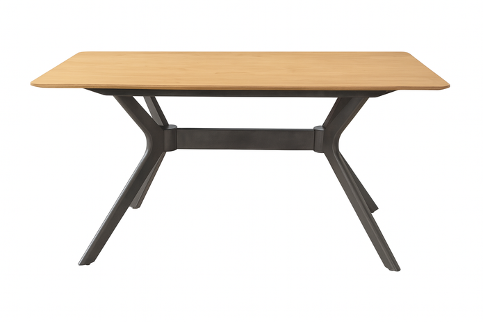 Echo Dining Table - Light Oak | Minimalist Wood Dining Table