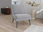 Obsidian armchair (Grey) styled in modern living