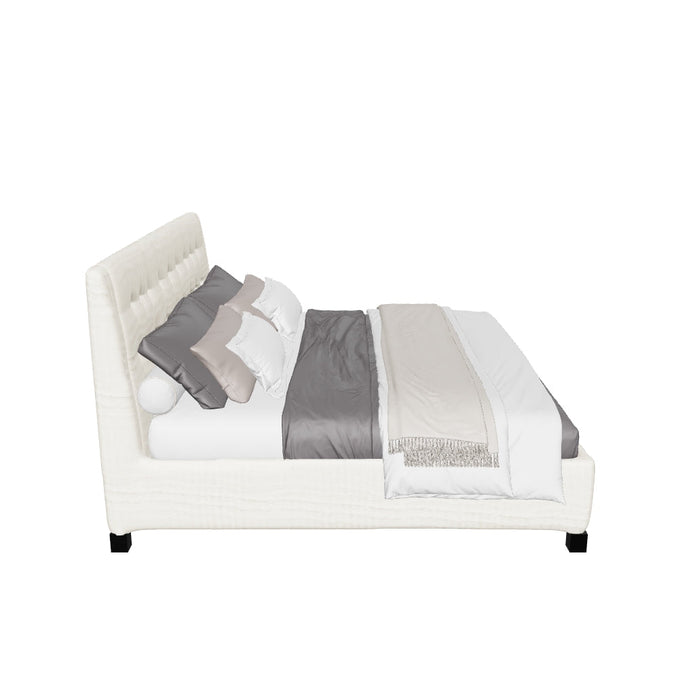 Whispering Cloud — 9-Piece Premium Home Furniture Combo (Cream & Walnut)